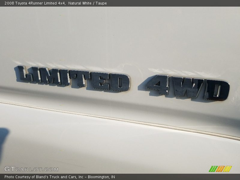 Natural White / Taupe 2008 Toyota 4Runner Limited 4x4