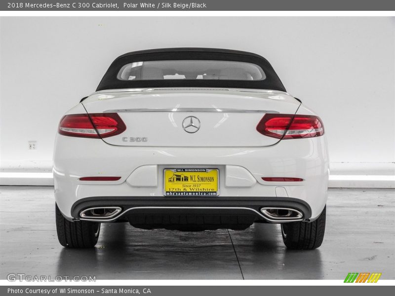 Polar White / Silk Beige/Black 2018 Mercedes-Benz C 300 Cabriolet