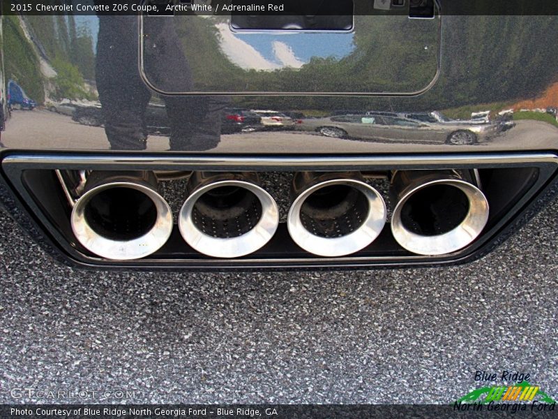 Exhaust of 2015 Corvette Z06 Coupe