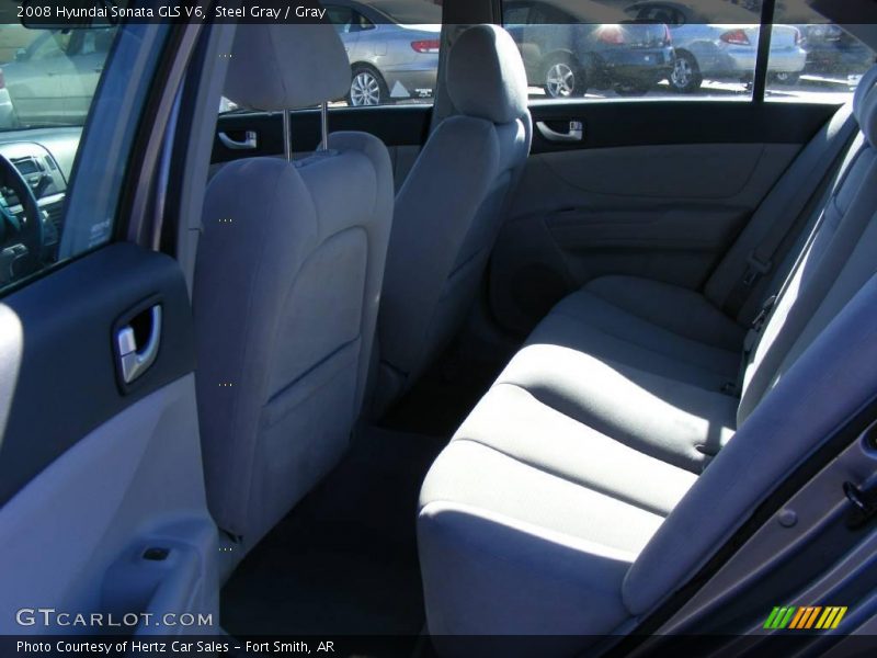 Steel Gray / Gray 2008 Hyundai Sonata GLS V6