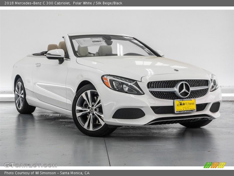Front 3/4 View of 2018 C 300 Cabriolet