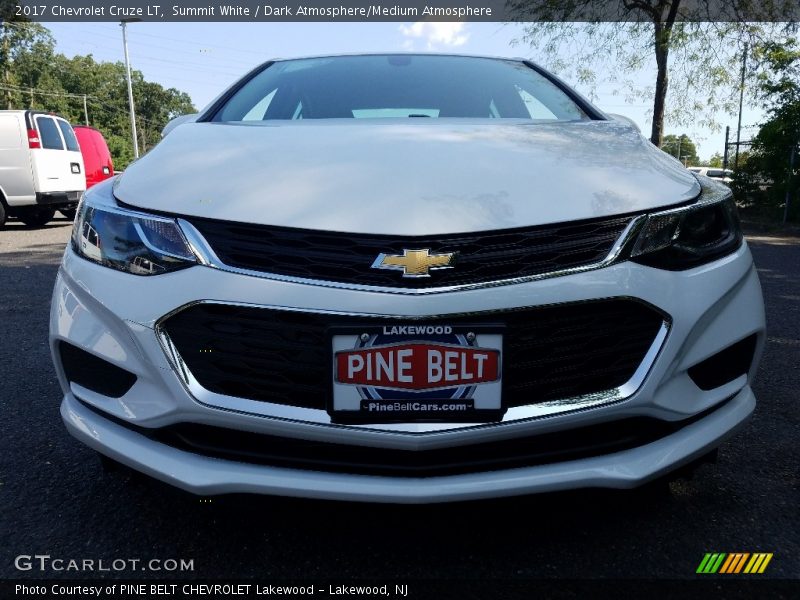 Summit White / Dark Atmosphere/Medium Atmosphere 2017 Chevrolet Cruze LT