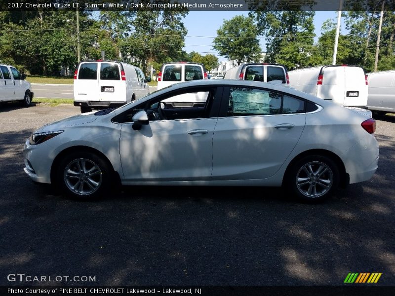 Summit White / Dark Atmosphere/Medium Atmosphere 2017 Chevrolet Cruze LT
