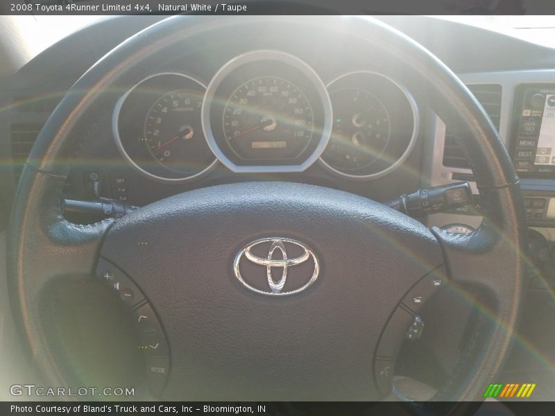 Natural White / Taupe 2008 Toyota 4Runner Limited 4x4