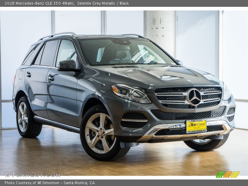 Selenite Grey Metallic / Black 2018 Mercedes-Benz GLE 350 4Matic