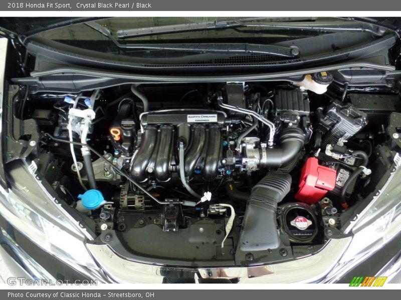 Crystal Black Pearl / Black 2018 Honda Fit Sport