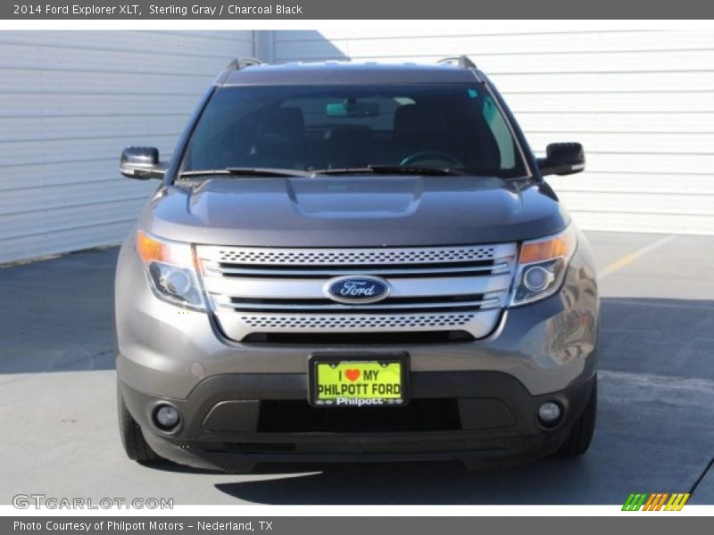 Sterling Gray / Charcoal Black 2014 Ford Explorer XLT