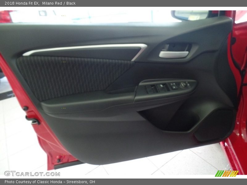 Milano Red / Black 2018 Honda Fit EX