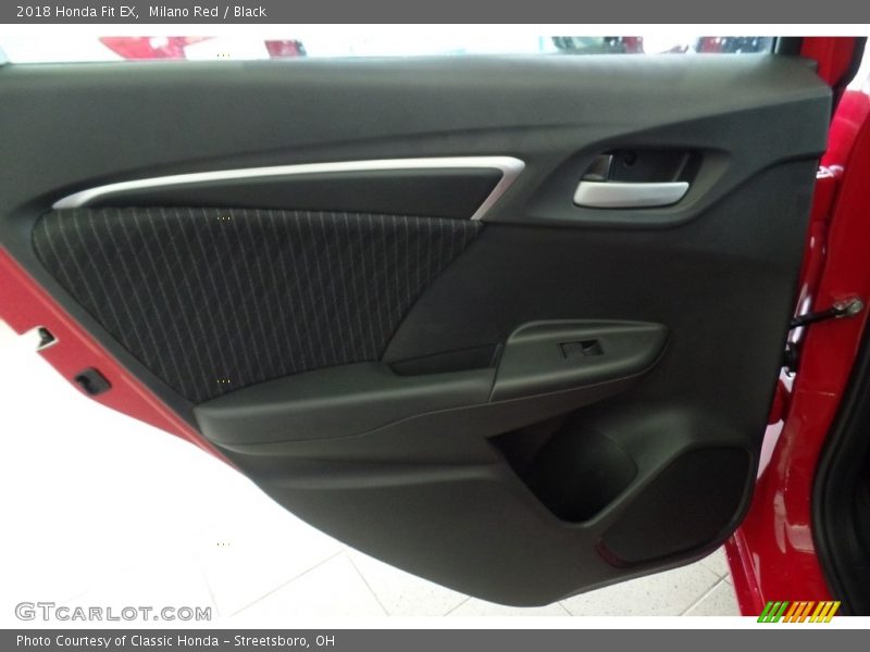 Milano Red / Black 2018 Honda Fit EX