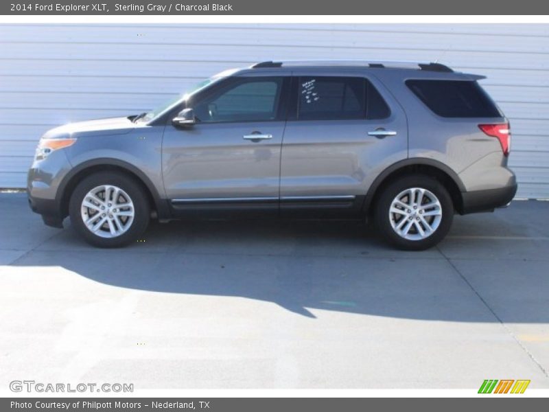 Sterling Gray / Charcoal Black 2014 Ford Explorer XLT