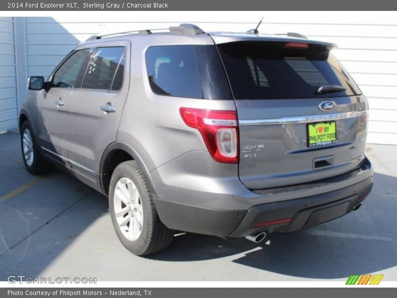 Sterling Gray / Charcoal Black 2014 Ford Explorer XLT