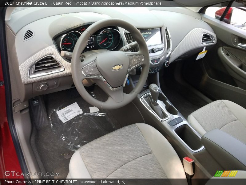 Cajun Red Tintcoat / Dark Atmosphere/Medium Atmosphere 2017 Chevrolet Cruze LT
