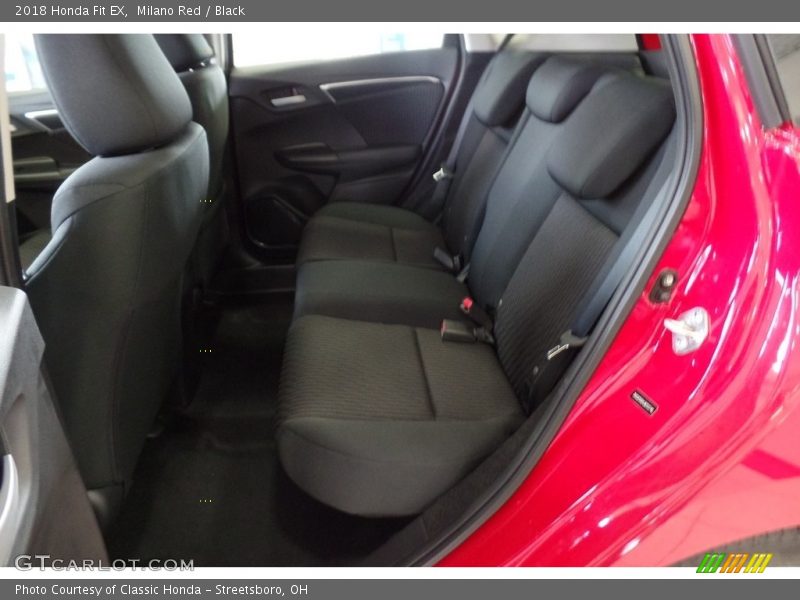 Milano Red / Black 2018 Honda Fit EX