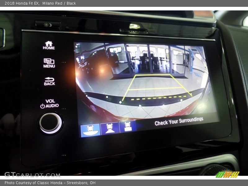 Milano Red / Black 2018 Honda Fit EX