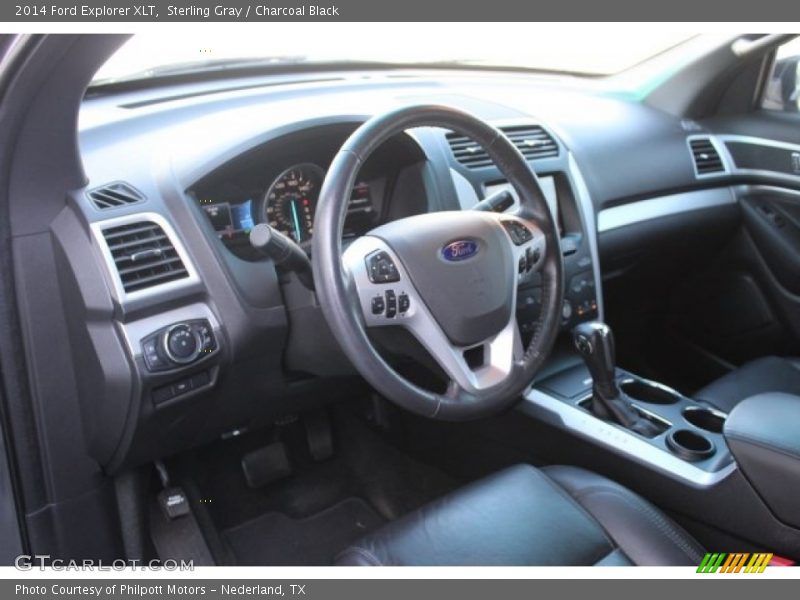 Sterling Gray / Charcoal Black 2014 Ford Explorer XLT