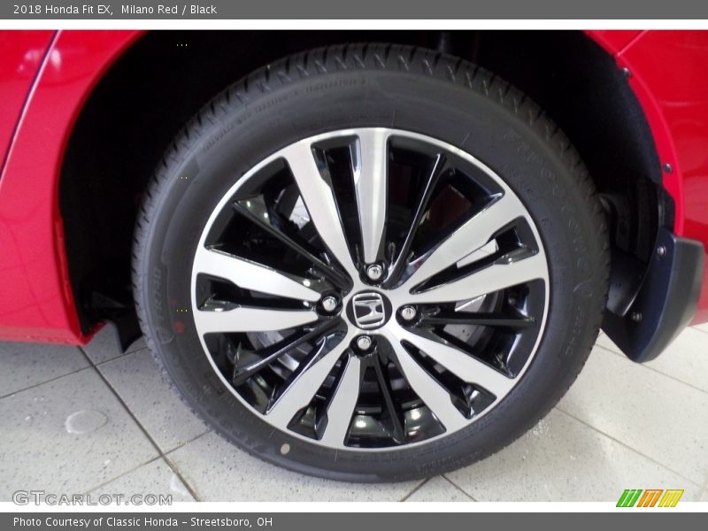 Milano Red / Black 2018 Honda Fit EX