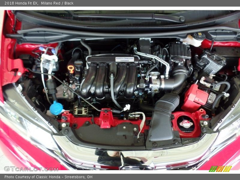 Milano Red / Black 2018 Honda Fit EX
