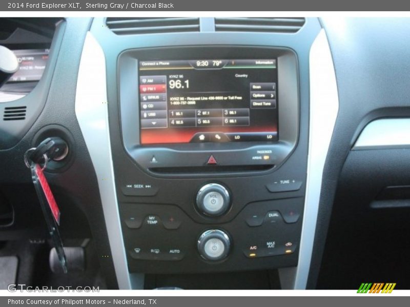 Sterling Gray / Charcoal Black 2014 Ford Explorer XLT
