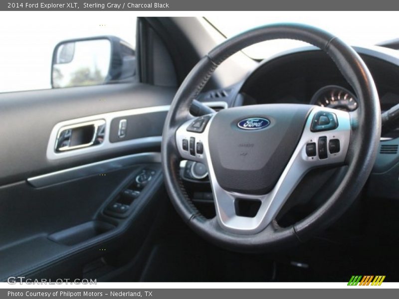 Sterling Gray / Charcoal Black 2014 Ford Explorer XLT