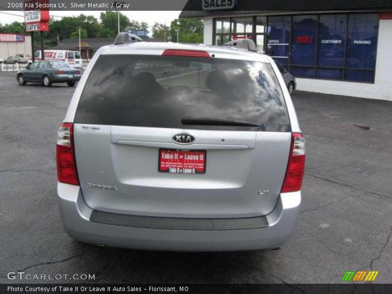 Silver Metallic / Gray 2008 Kia Sedona LX