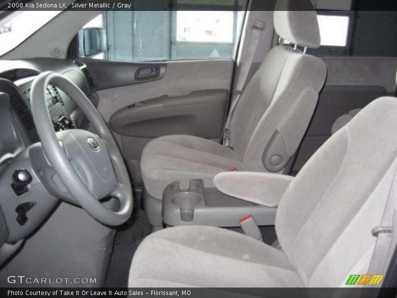 Silver Metallic / Gray 2008 Kia Sedona LX
