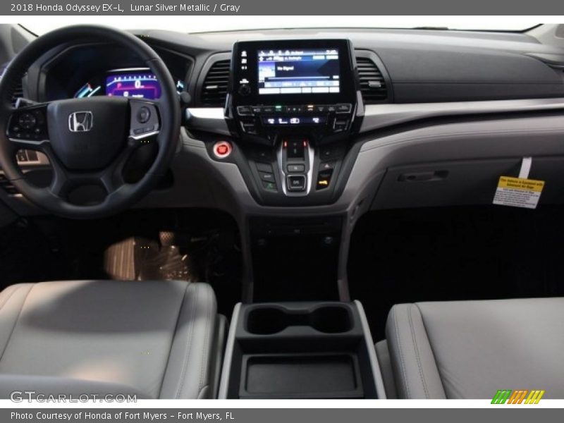 Lunar Silver Metallic / Gray 2018 Honda Odyssey EX-L