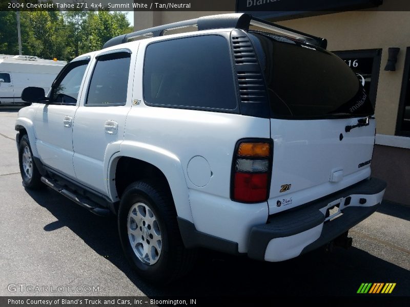 Summit White / Tan/Neutral 2004 Chevrolet Tahoe Z71 4x4