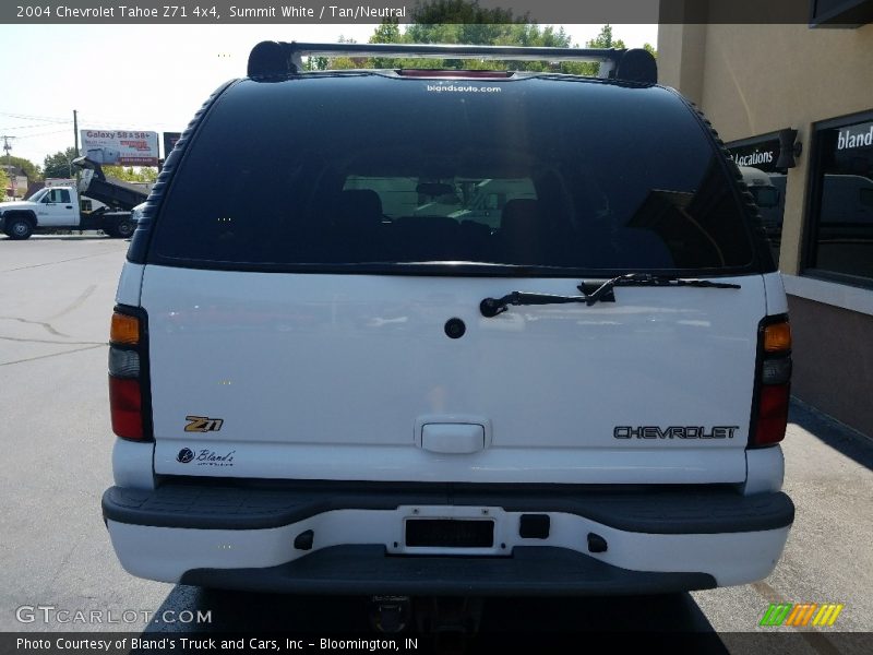 Summit White / Tan/Neutral 2004 Chevrolet Tahoe Z71 4x4