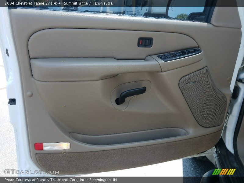 Summit White / Tan/Neutral 2004 Chevrolet Tahoe Z71 4x4