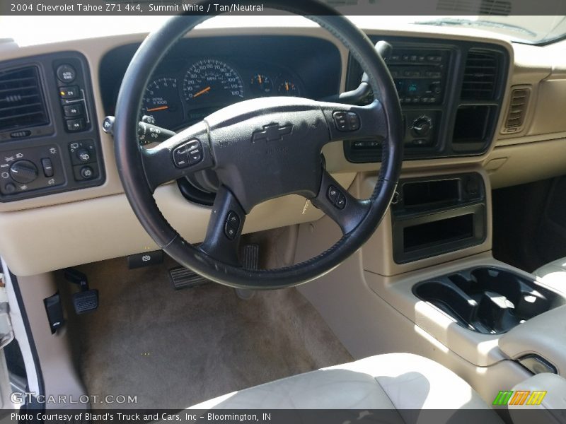 Summit White / Tan/Neutral 2004 Chevrolet Tahoe Z71 4x4