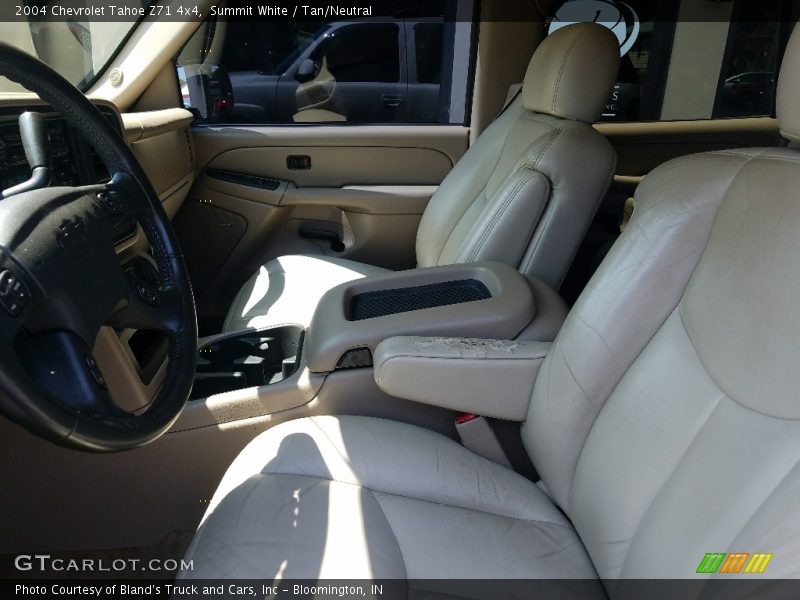 Summit White / Tan/Neutral 2004 Chevrolet Tahoe Z71 4x4