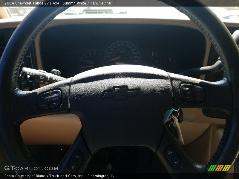 Summit White / Tan/Neutral 2004 Chevrolet Tahoe Z71 4x4