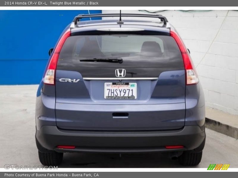 Twilight Blue Metallic / Black 2014 Honda CR-V EX-L