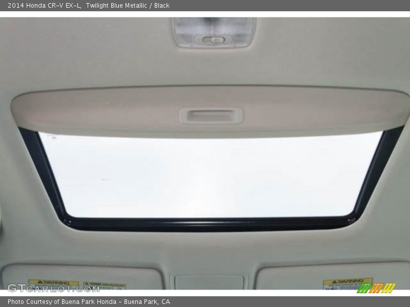 Twilight Blue Metallic / Black 2014 Honda CR-V EX-L