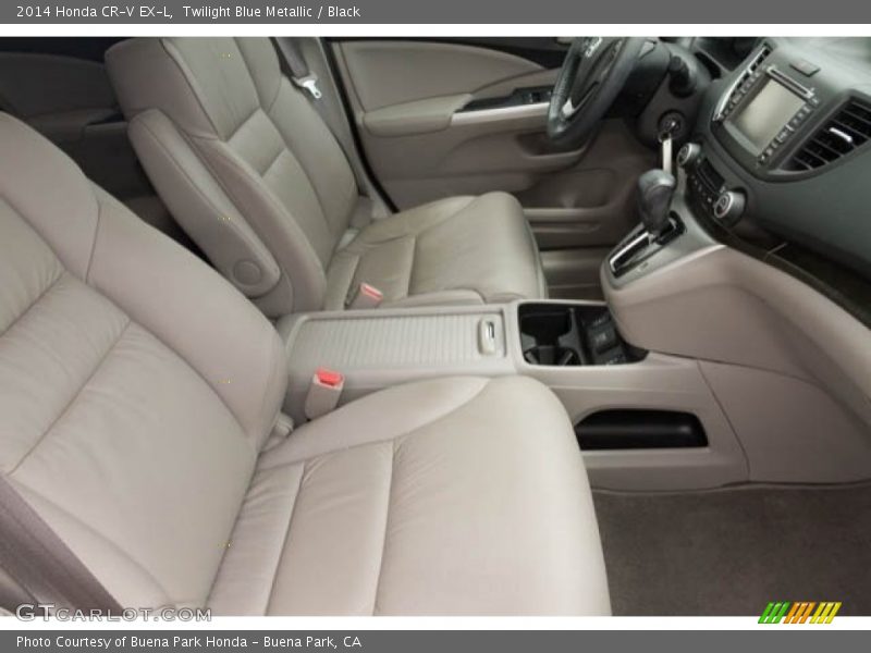 Twilight Blue Metallic / Black 2014 Honda CR-V EX-L