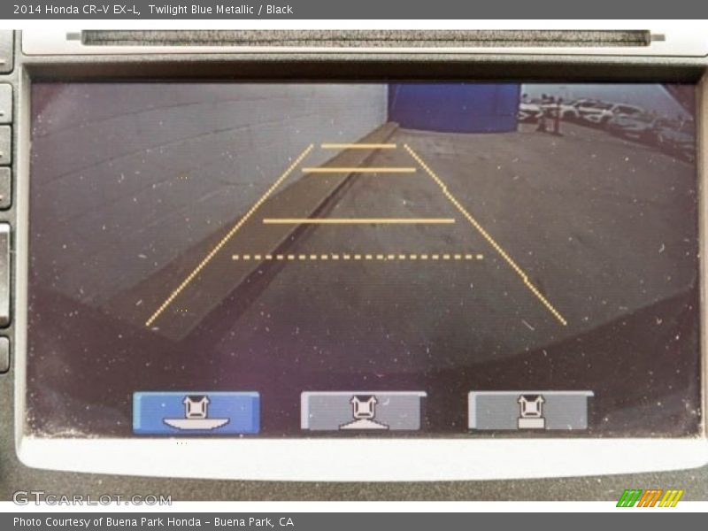 Twilight Blue Metallic / Black 2014 Honda CR-V EX-L