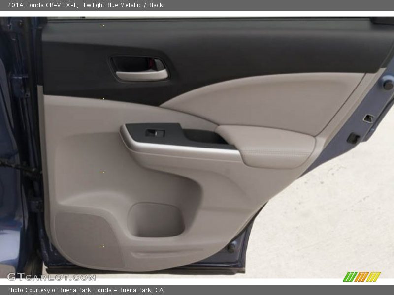 Twilight Blue Metallic / Black 2014 Honda CR-V EX-L
