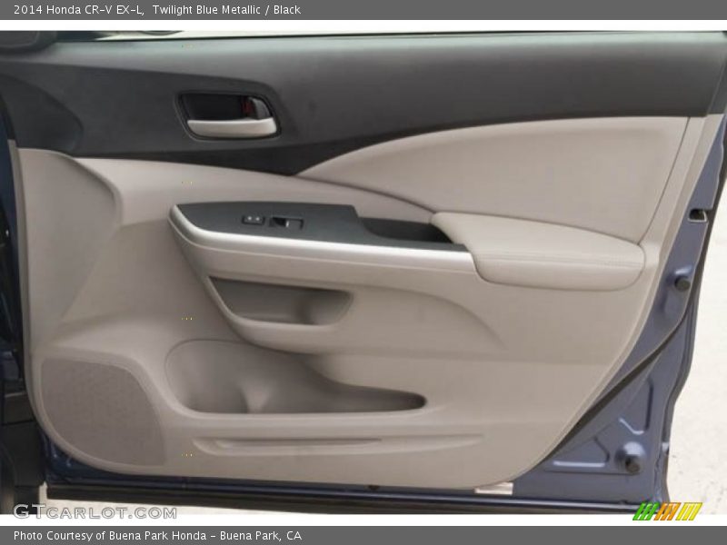 Twilight Blue Metallic / Black 2014 Honda CR-V EX-L