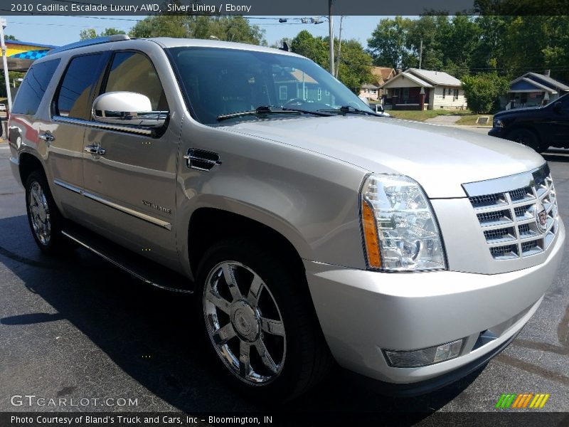 Silver Lining / Ebony 2010 Cadillac Escalade Luxury AWD