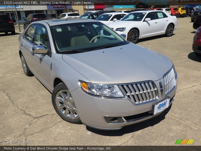 Sterling Gray Metallic / Light Camel 2010 Lincoln MKZ FWD