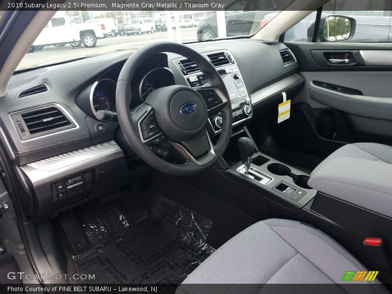 Magnetite Gray Metallic / Titanium Gray 2018 Subaru Legacy 2.5i Premium