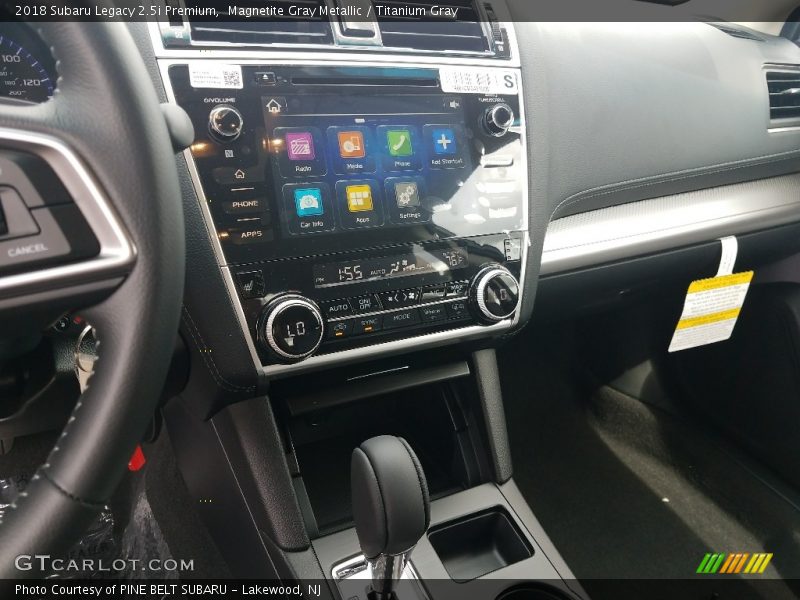 Magnetite Gray Metallic / Titanium Gray 2018 Subaru Legacy 2.5i Premium
