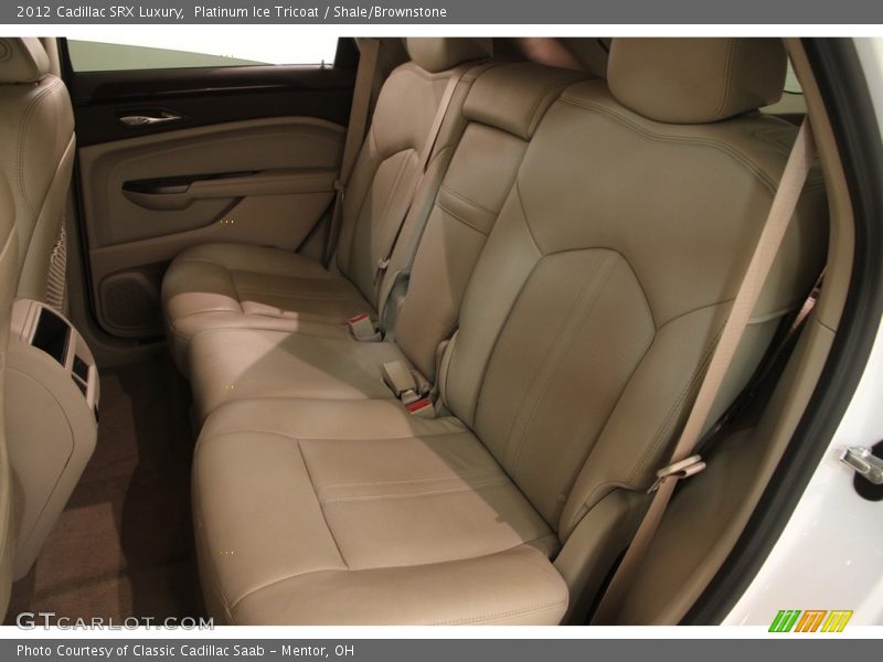 Platinum Ice Tricoat / Shale/Brownstone 2012 Cadillac SRX Luxury