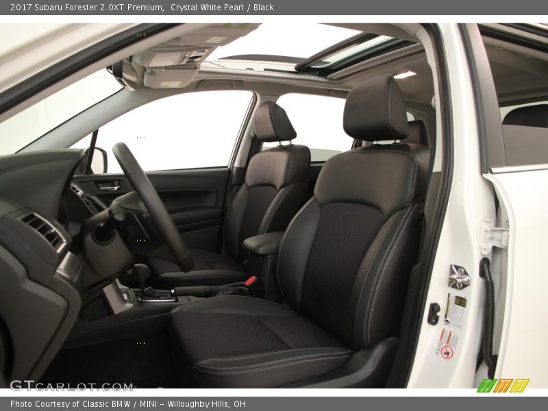 Front Seat of 2017 Forester 2.0XT Premium