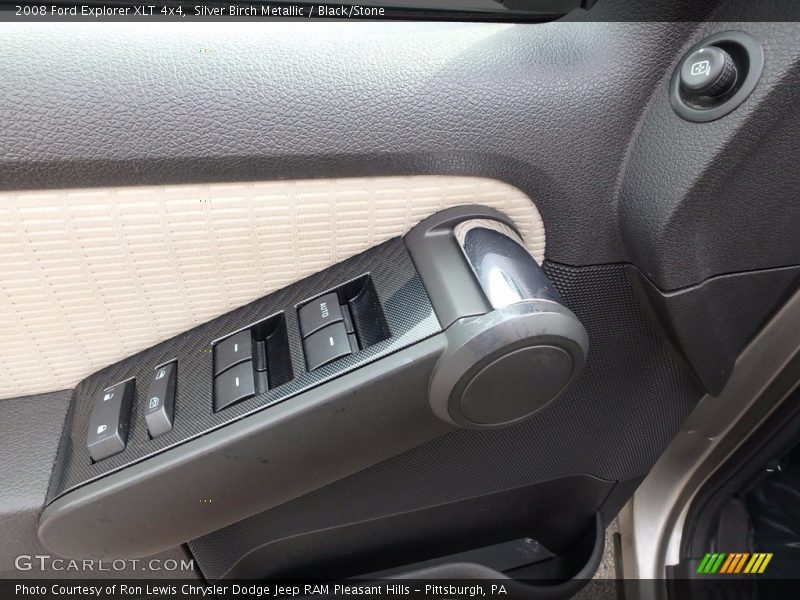 Silver Birch Metallic / Black/Stone 2008 Ford Explorer XLT 4x4