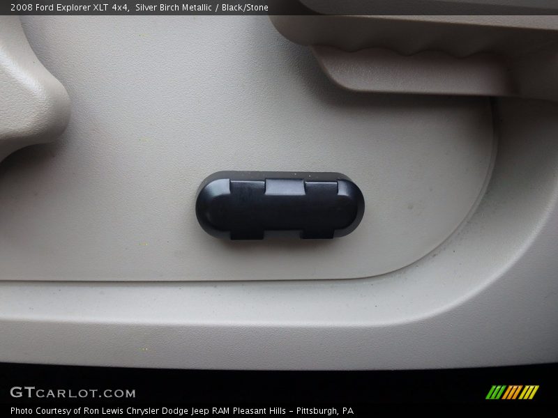 Silver Birch Metallic / Black/Stone 2008 Ford Explorer XLT 4x4