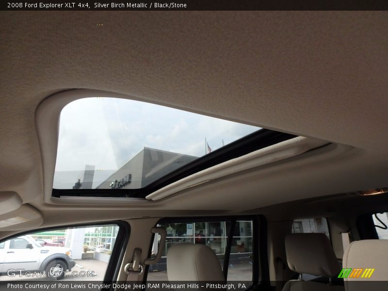 Silver Birch Metallic / Black/Stone 2008 Ford Explorer XLT 4x4