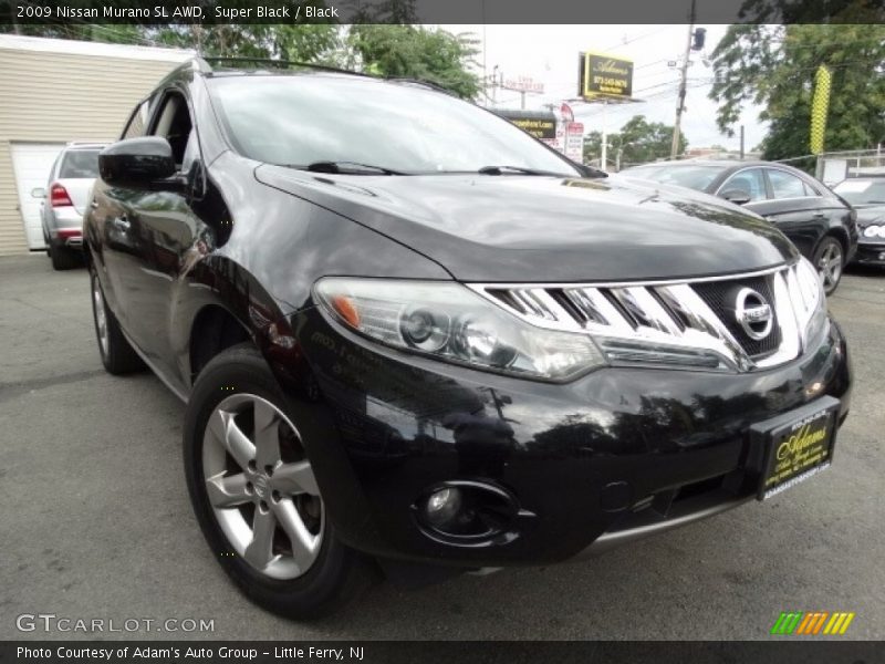 Super Black / Black 2009 Nissan Murano SL AWD