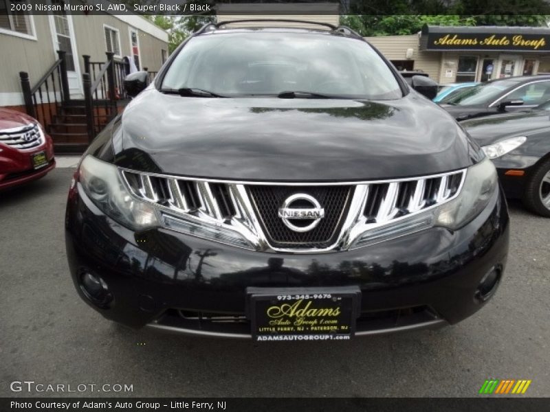 Super Black / Black 2009 Nissan Murano SL AWD