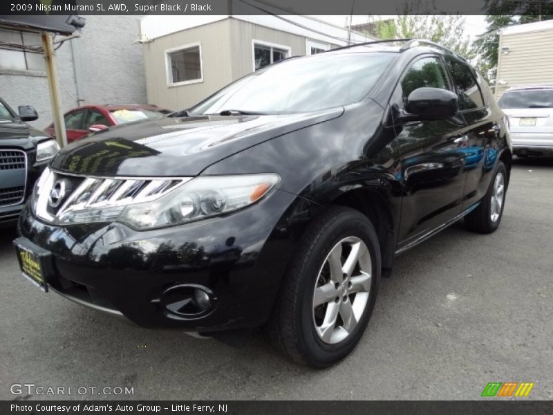Super Black / Black 2009 Nissan Murano SL AWD